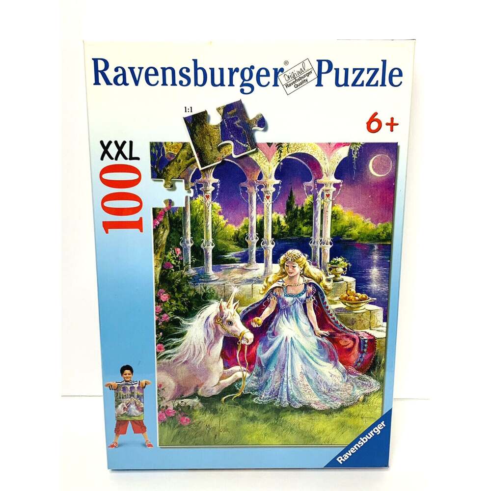 Ravensburger Kids Puzzle 100 XXL Little Princess Unicorn Fantasy Girl New Sealed